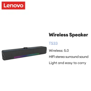 Loa bluetooth 5.0 Lenovo TS33 âm thanh HIFI và phụ kiện cao cấp