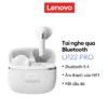 Tai nghe Bluetooth Lenovo LP22 Pro HIFI Stereo Kết cấu có độ trễ thấp Tai nghe không dây Bluetooth5.4