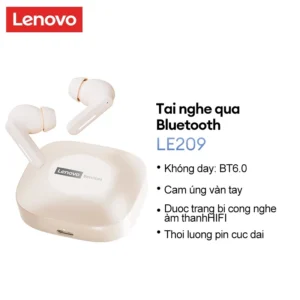 Tai nghe chơi game Lenovo LE209 Tai nghe Bluetooth Độ trễ thấp trong tai IPX5 Chất lượng âm thanh HIFI chống nước Bluetooth 6.0