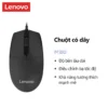 Chuột có dây USB Lenovo M180 Chuột quang 800 / 1200 / 1600 DPI cho máy tính xách tay