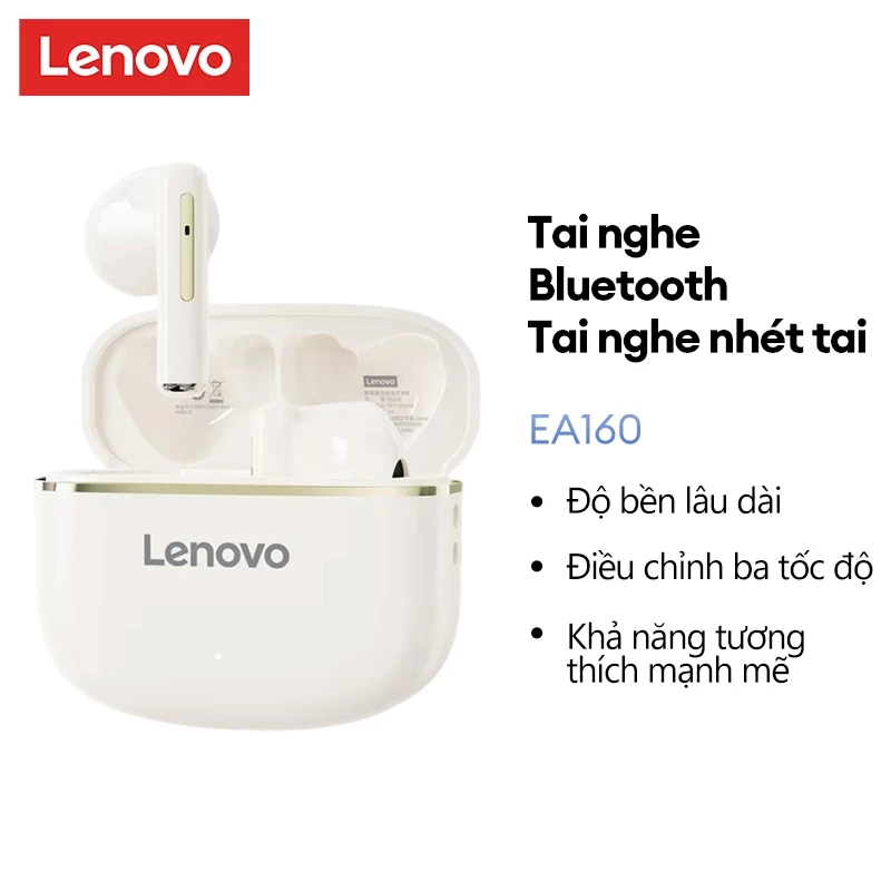 Tai nghe Bluetooth Lenovo EA160 Chất lượng âm thanh HIFI Trò chơi cuộc gọi HD Độ trễ thấp Tai nghe Bluetooth 5.4