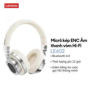Tai nghe Bluetooth Lenovo LE602 Giảm tiếng ồn Cảm ứng thông minh có Mic V6.0