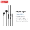 Lenovo Y106 Jack 3.5mm Tai nghe có dây đa năng Âm thanh nổi Tai nghe điện thoại