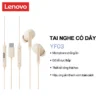 Tai nghe có dây Lenovo YF03 Hiệu ứng chất lượng âm thanh độ phân giải cao Micro độ nhạy cao Trò chơi thể thao điện tử Cuộc gọi HD không có độ trễ cảm biến