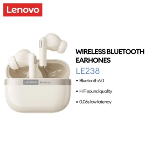 Tai nghe Bluetooth Lenovo LE238 TWS HiFi Level Âm thanh toàn cảnh Độ trễ siêu thấp ENC Giảm tiếng ồn Bluetooth 6.0