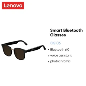 Kính Bluetooth Thông Minh Lenovo GS106 - Chống Ánh Sáng Xanh & Trợ Lý Giọng Nói