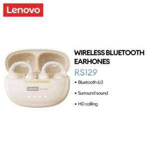 Tai nghe Bluetooth Lenovo RS129 OWS 360 ° Chất lượng âm thanh vòm Truyền định hướng HD gọi Bluetooth 6.0