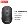 Lenovo Chuột WL300PRO Chế độ kép Chống trượt Thiết kế cầm tay Tuổi thọ pin dài Tương thích với nhiều thiết bị