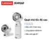 Quạt cầm tay Lenovo FS003 Mini Fan Quạt sạc điện di động 3600mAh Pin có thể gấp lại với 5 bánh răng Gió mạnh mẽ cho quạt nhỏ trường mùa hè