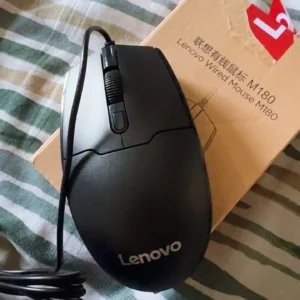 Chuột có dây USB Lenovo M180 Chuột quang 800 / 1200 / 1600 DPI cho máy tính xách tay