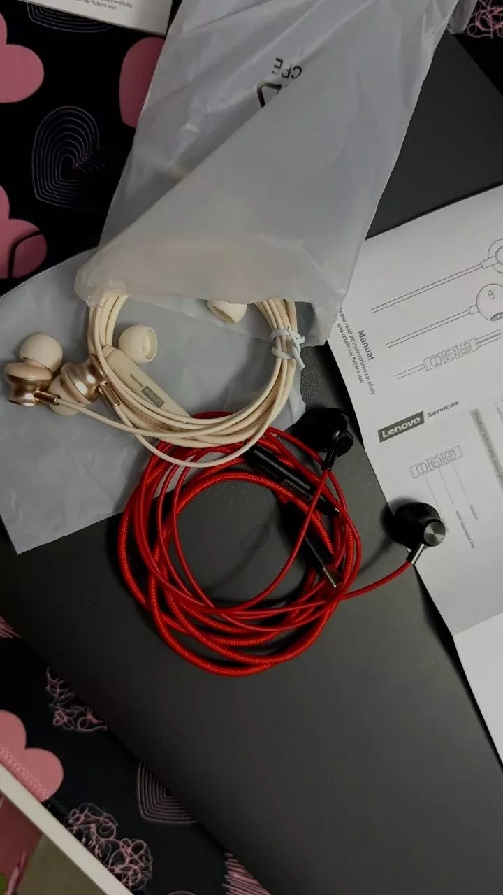 Tai nghe có dây Lenovo YF27 Chất lượng âm thanh cao cấp HIFI Độ trễ thấp 360 ° Hiệu ứng âm thanh toàn cảnh Giảm tiếng ồn Micrô độ phân giải cao Âm thanh vòm
