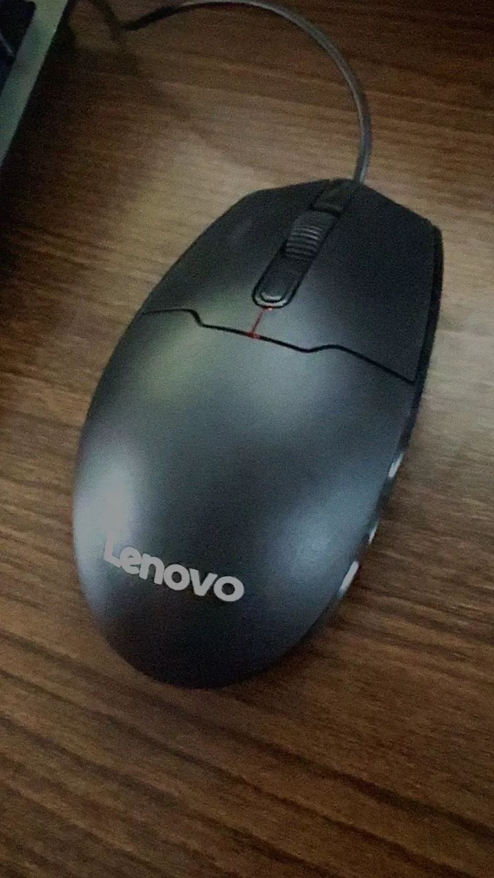 Chuột có dây USB Lenovo M180 Chuột quang 800 / 1200 / 1600 DPI cho máy tính xách tay