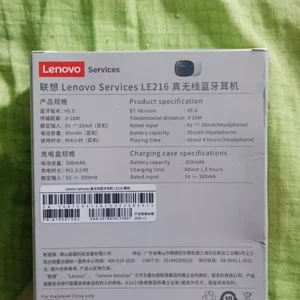 Tai nghe Bluetooth Lenovo LE216 TWS HiFi Level Âm thanh toàn cảnh lâu trôi Pin Giảm tiếng ồn HD Bluetooth 6.0