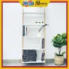 Kệ sách gỗ 5 tầng MDF, kệ đựng sách vở bằng gỗ chất lượng cao thiết kế hình thang có 5 tầng để sách kích thước 140x60x34