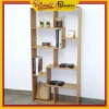 [FREESHIP] Kệ Sách Gỗ Chữ U, màu gỗ và màu trắng chất gỗ MDF ván dày 12mm, kích thước 130 x 60 cm