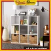 Kệ Tổ Ong 3 tầng, đa năng sử dụng, tiện lợi di chuyển, chất liệu gỗ công nghiệp MDF, kích thước 90x30x20cm