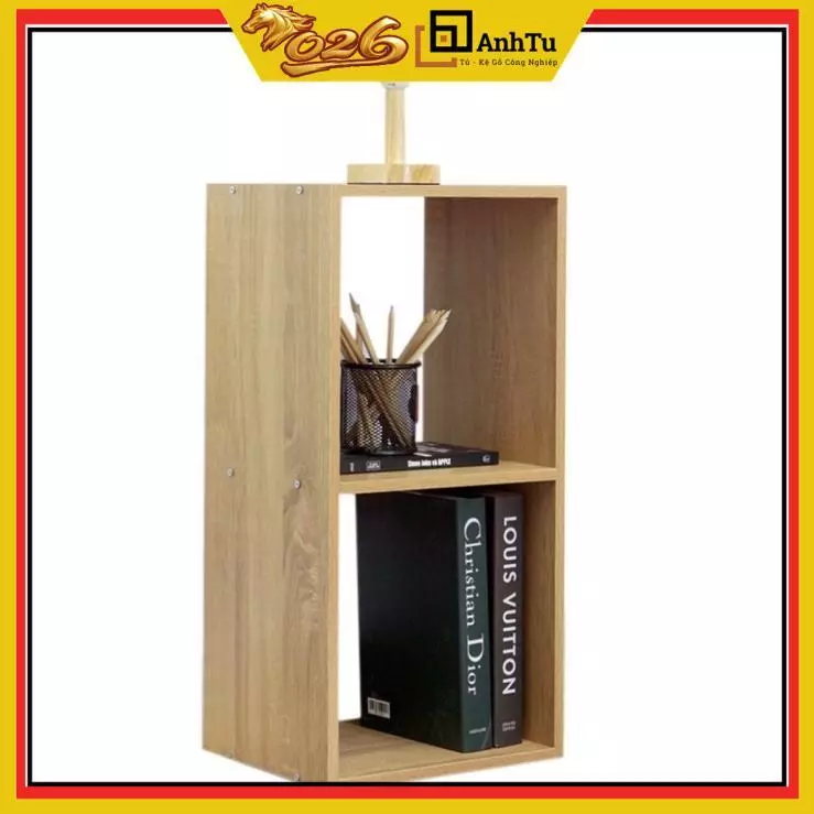 Kệ gỗ tổ ong 2 tầng mang thiết kế Châu Âu sang trọng chất gỗ MDF dày 12mm dễ lắp ráp