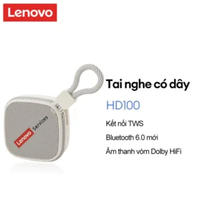 Loa Bluetooth Lenovo HD100 Hi-Fi Stereo sành điệu Loa di động Bluetooth 6.0 Âm lượng cực lớn