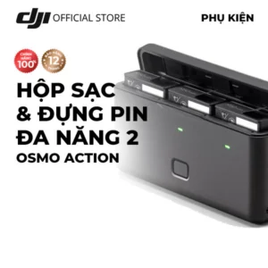 Hộp sạc pin đa năng 2 cho DJI Osmo Action phụ kiện cao cấp chính hãng