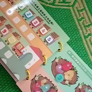 Học Liệu Toán Học Thông Minh Đầu Đời Cho Bé Mathematics Quiet Book - Đồ chơi bóc dán Montessori - Sách Bóc Dán Toán Học