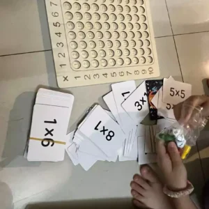 Bảng Cửu Chương Gỗ Học Bảng Cửu Chương Nhanh – Đồ Chơi Giáo Dục Cho Bé Làm Quen Với Toán Học