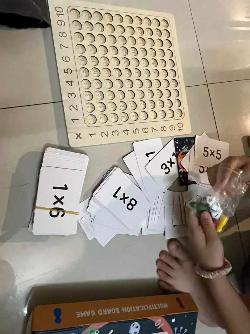 Bảng Cửu Chương Gỗ Học Bảng Cửu Chương Nhanh – Đồ Chơi Giáo Dục Cho Bé Làm Quen Với Toán Học