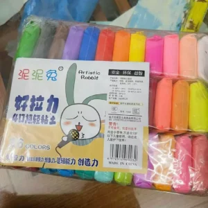 Đất Nặn Tự Khô Đất Sét Tự Khô Siêu Nhẹ An Toàn Cho Bé 12-24 Màu