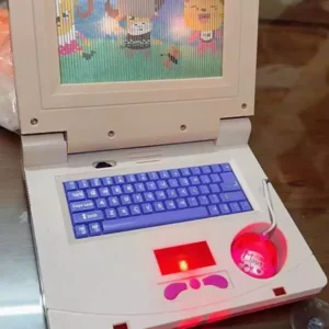 Đồ Chơi Máy Tính Laptop Cho Bé Có Nhạc, Đèn Led, Màn Hình Động Kèm Chuột Bằng Nhựa ABS An Toàn Cho Bé