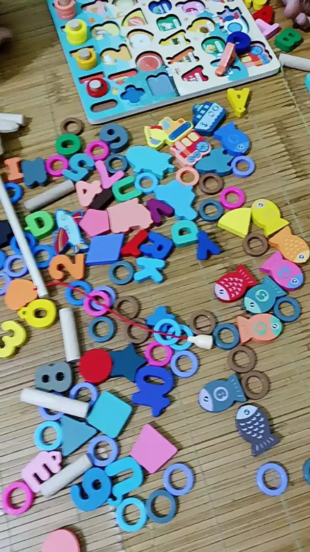 Bảng Gỗ Số Câu Cá Thông Minh 5in1 63 Chi Tiết Cho Bé – Đồ Chơi Gỗ Phát Triển Trí Tuệ