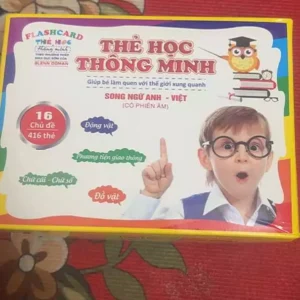 Bộ Thẻ Học Thông Minh Cho Bé 16 Chủ Đề - Cho Thẻ Song Ngữ Anh Việt Chuẩn Glenn Doman Flashcard Bé Từ 0-6 Tuổi