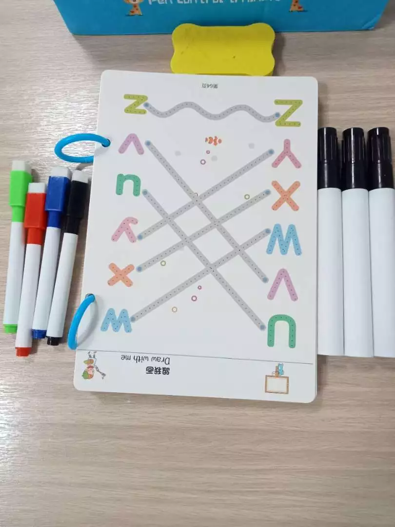 Combo Tập Tô Vẽ Thông Minh Xóa Được 64 Trang – Viết Xóa 64 Trang Tặng Kèm Bút