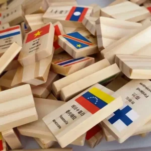 Đồ Chơi Domino 100 Lá Cờ Các Quốc Gia Trên Thế Giới – Domino Cờ 100 Nước Rèn Luyện Trí Nhớ Cho Bé