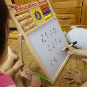 Bảng Ghép Nam Châm Hai Mặt Có Chữ Và Số Thông Minh – Bảng Dạy Học Cho Bé Education Board