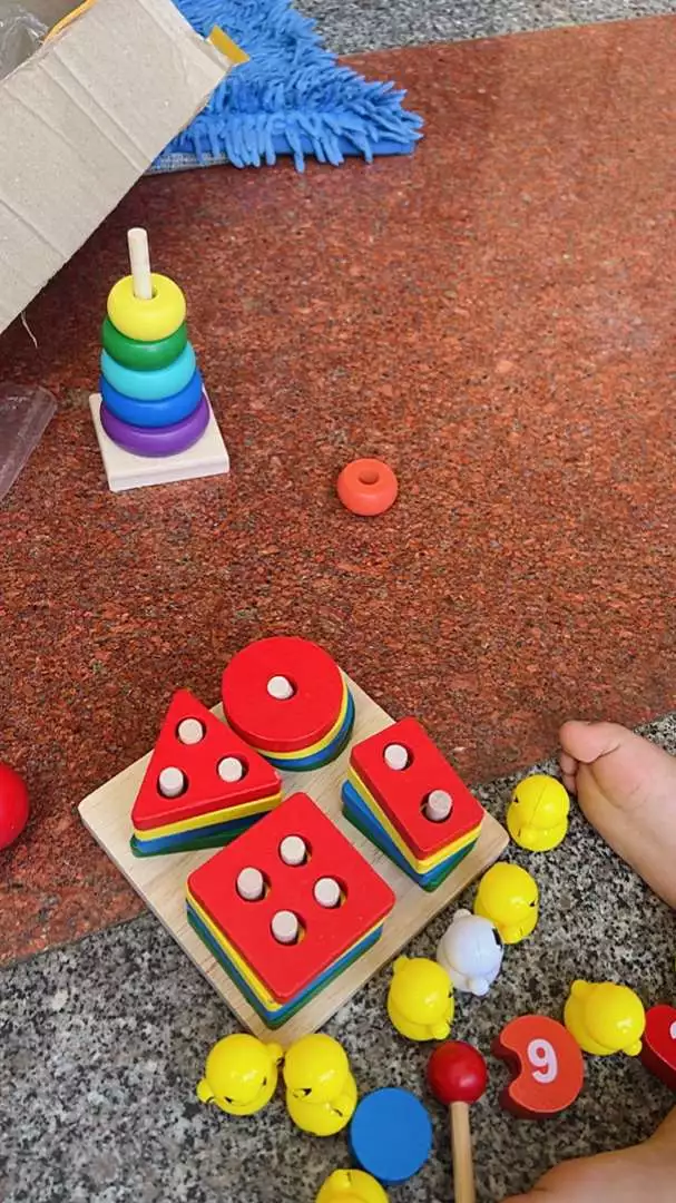 Combo 6 Món Đồ Chơi Gỗ Montessori Hàng Đẹp – Đồ Chơi Gỗ Phát Triển Tư Duy Cho Bé