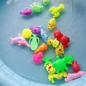 Đồ Chơi Câu Cá Nam Châm 42 Chi Tiết 6in1 Kèm Bể Phao Tròn Loại To