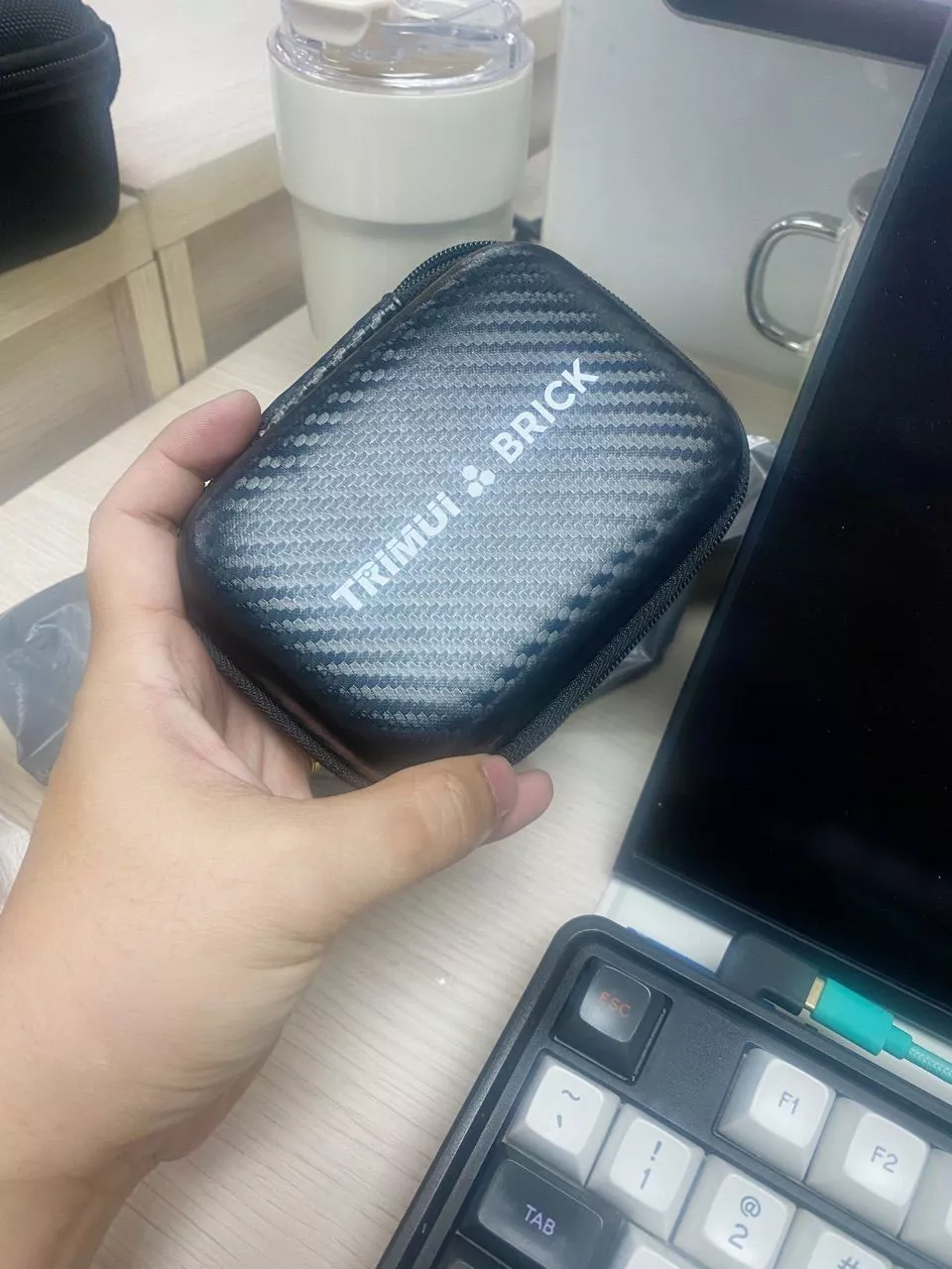 Combo túi đựng bảo vệ + kính cường lực trimui brick , trimui smart pro | case trimui brick | izzygame