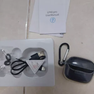 Tai nghe Lenovo LP40 Pro TWS Tai nghe Bluetooth Giảm tiếng ồn Cảm ứng thông minh Tai nghe chơi game có độ trễ thấp Bluetooth 5.3