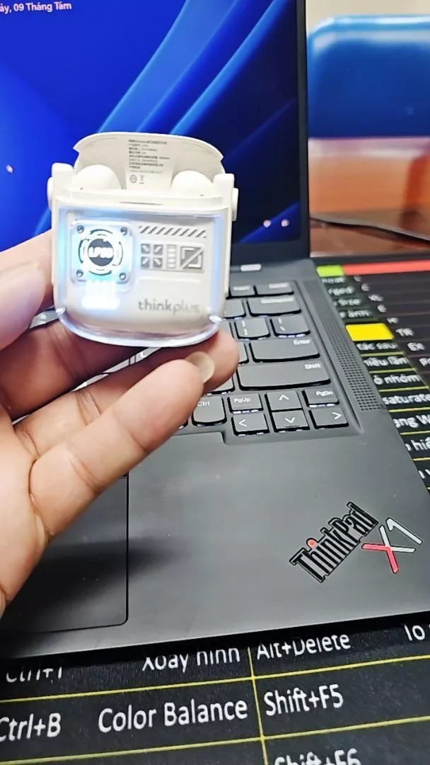 Tai nghe Bluetooth Lenovo LP53 Trò chơi chất lượng âm thanh HIFI Độ trễ thấp Giảm tiếng ồn thông minh BT5.4