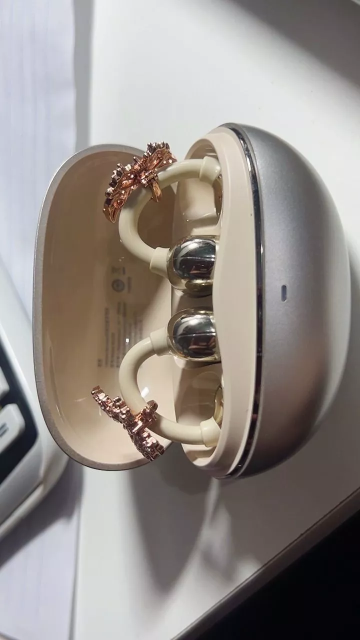 Lenovo RS106 Tai nghe Bluetooth kẹp tai mới không dây dẫn xương không khí chất lượng âm thanh cao giảm tiếng ồn thể thao tuổi thọ pin dài
