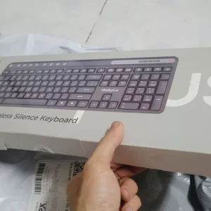 Bàn phím tông màu ánh sáng không dây Lenovo K225 Pro 2.4G Truyền ổn định không dây Tiết kiệm điện minh Nút tắt tiếng tuổi thọ cao