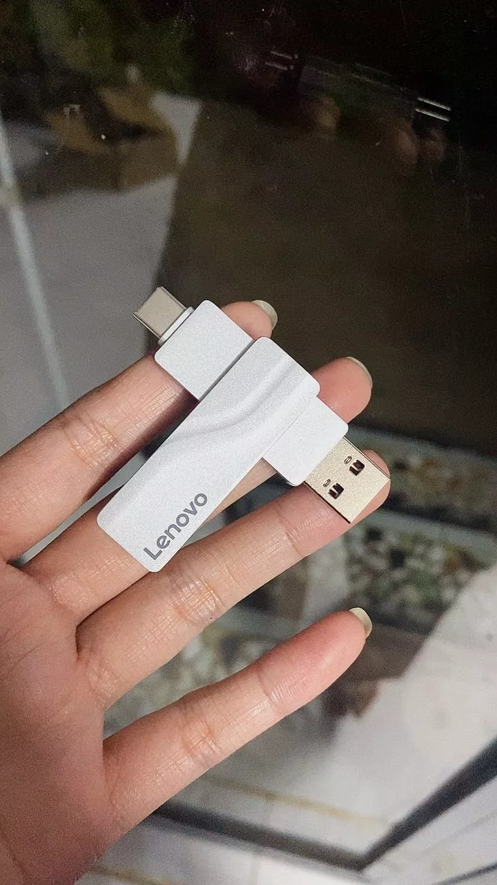 Ổ đĩa flash USB Lenovo X5U Type-C giao diện kép tốc độ cao ổ đĩa flash USB dung lượng lớn giao diện kép USB3.2 + Type-C 32GB 64GB