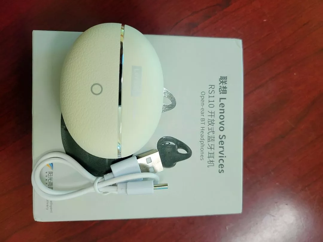 Tai nghe Lenovo RS110 Tai nghe Bluetooth HIFI Hiệu ứng âm thanh không gian Cloud Comfort HD Gọi Bluetooth 6.0