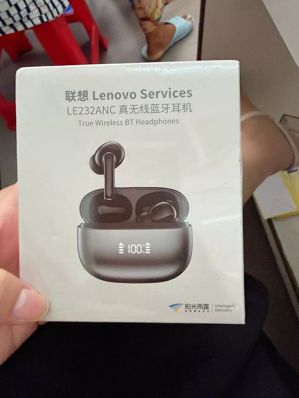 Lenovo LE232 ANC True Wireless Bluetooth Tai nghe HIFI Chất lượng âm thanh LED Năng động Màn hình kỹ thuật số Hiệu ứng siêu thấp Khử tiếng ồn Bluetooth6.0 độ phân giải cao