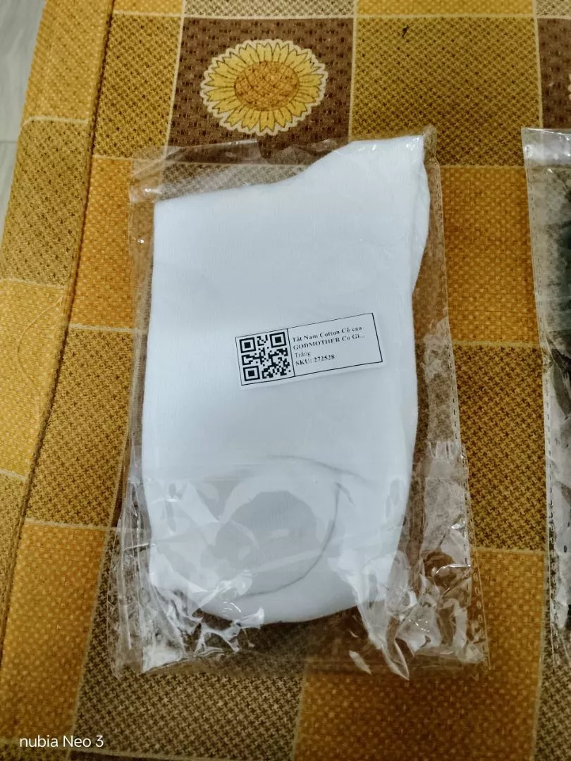 Tất Nam Cotton Cổ cao GODMOTHER Co Giãn Thoáng Mát Trẻ Trung Năng Động