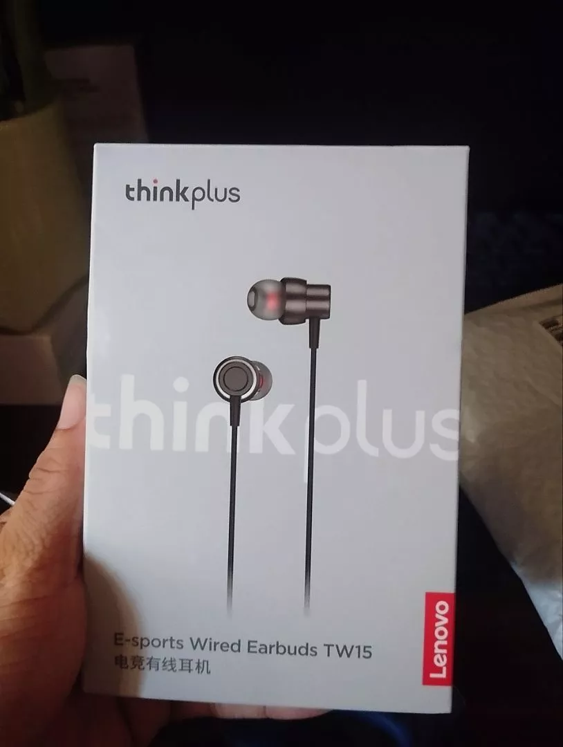Tai nghe nhét tai có dây Lenovo TW15 PRO L-plug 360° Âm thanh vòm toàn cảnh Thoải mái khi đeo
