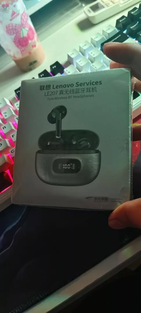 Lenovo LE207 ANC Khử tiếng ồn chủ động Bluetooth 6.0 LED Màn hình thông minh Chế độ kép Độ trễ thấp Tuổi thọ pin dài Tai nghe Bluetooth trong tai