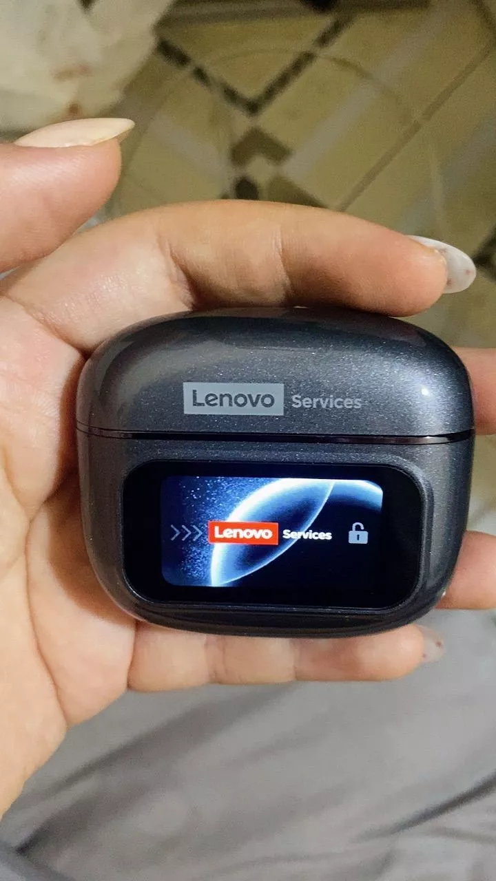 Tai nghe Bluetooth Lenovo RS107 Không dây Tuổi thọ pin dài Khử tiếng ồn Chất lượng âm thanh HIFI Âm thanh toàn cảnh Màn hình cảm ứng LCD