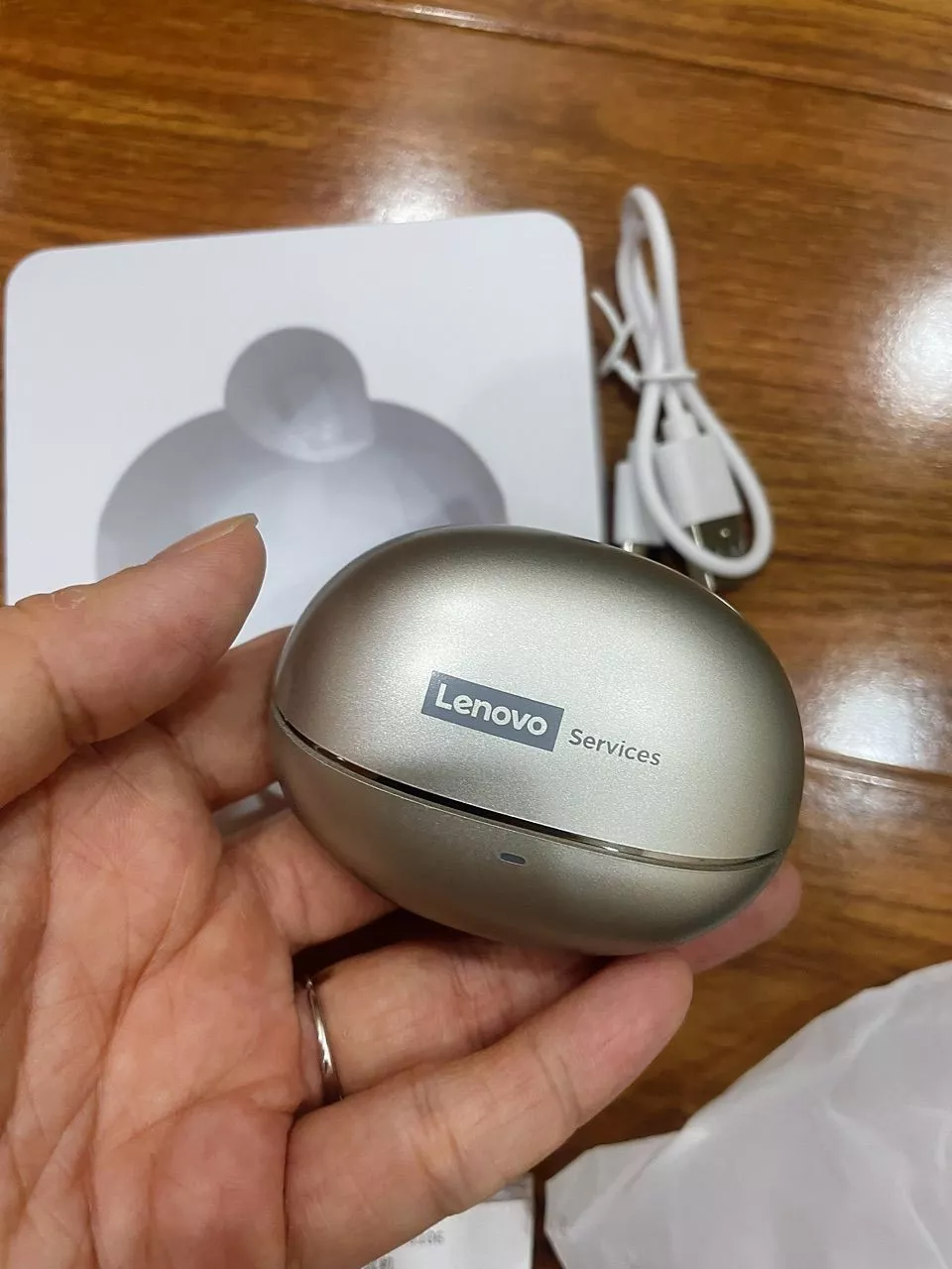 Lenovo RS106 Tai nghe Bluetooth kẹp tai mới không dây dẫn xương không khí chất lượng âm thanh cao giảm tiếng ồn thể thao tuổi thọ pin dài