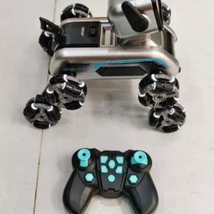 Chó Robot Thông Minh 8 Bánh Điều Khiển Từ Xa - Quay 360, Leo Tường, Chơi Nhạc