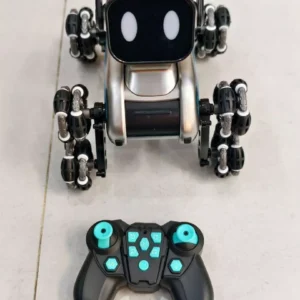 Chó Robot Thông Minh 8 Bánh Điều Khiển Từ Xa - Quay 360, Leo Tường, Chơi Nhạc